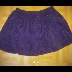 Girl's Ralph Lauren Navy Blue & Pink Skirt Size 16